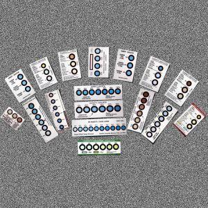 3 puntos (5% -10% - 60%) Tarjetas indicadoras de humedad para usar ampliamente