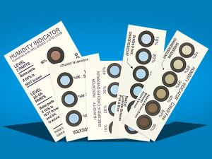 Tarjeta de indicador de humedad de muestra gratis a la venta