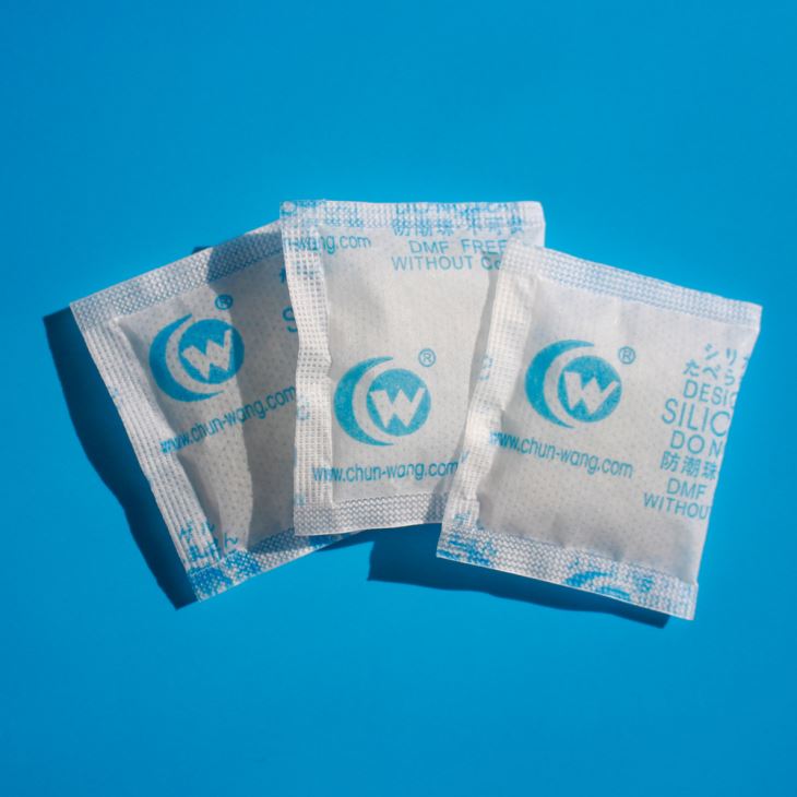 Granular Silica Gel Beads In Small Sachets