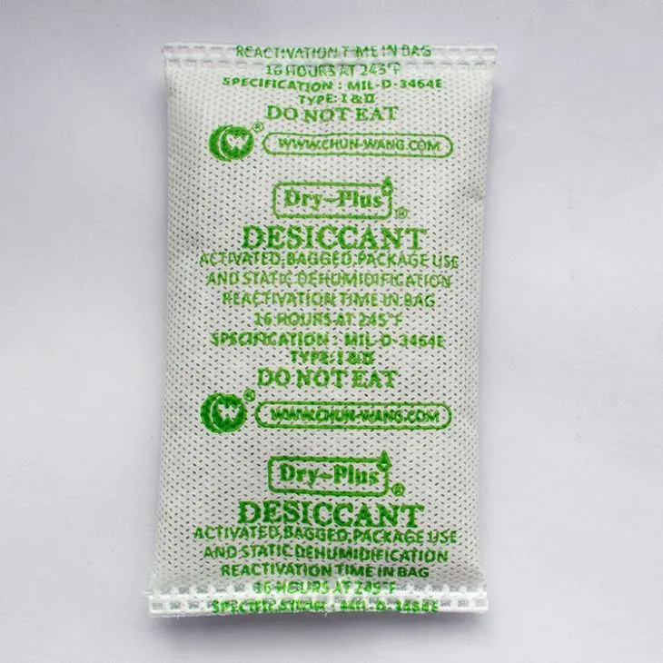 Bolsas de humedad para absorber agua en electrónica