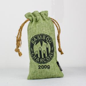 Uso diario de la bolsa de carbón de bambú natural 100%