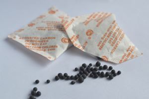 Desodorante de carbón activo en papel de algodón