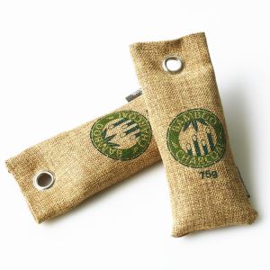 Uso de zapatos de bolsa de carbón de bambú