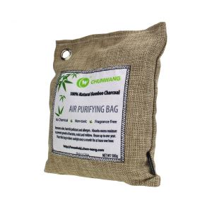 Bolsa de desodorante de armario de carbón de bambú