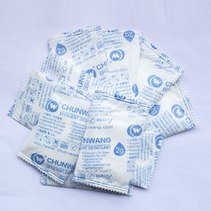 El cloruro de calcio se transforma en gel después de absorber la humedad