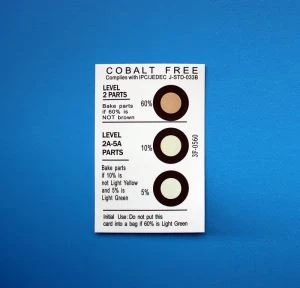 Tarjeta de visualización de humedad Chunwang de azul a rosa