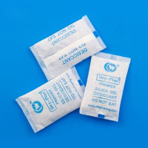 Paquete de gel de sílice desecante utilizado para alimentos