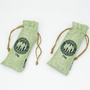Nature Bamboo Charcoal Hemp Rope Bag
