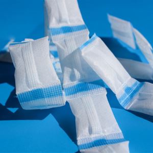 Tira desecante de gel de sílice no tejido de papel 1g