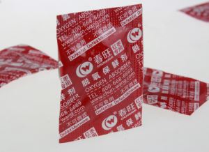 Absorbedores de CO2 de uso de ajo pelado