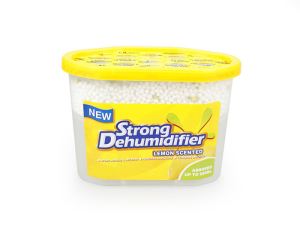 Caja del deshumidificador de CaCl2 de la materia prima con la muestra libre
