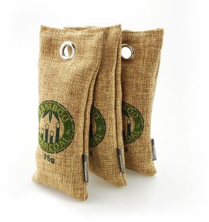Habitación desodorante y ambientador bolsa de carbón de leña