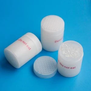 Botella de plástico llena de frasco de gel de sílice 1g
