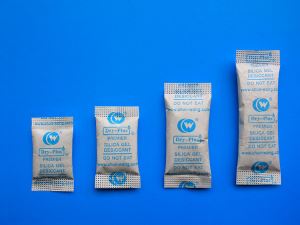 Paquetes desecantes de gel de sílice Tyvek