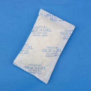 Bolsita desecante de gel de sílice esférica blanca