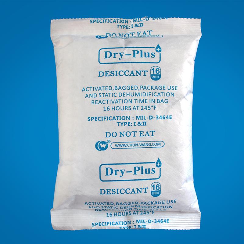 Desecante de arcilla Dry-Plus para uso en envases