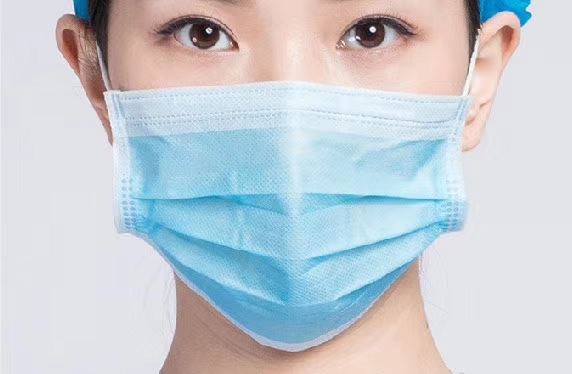500 K Máscara médica desechable lista para enviar