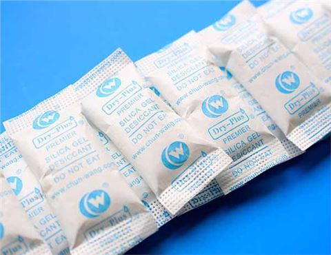 6  Palets Bolsita de gel de sílice y  4  Palets de absorbente de oxígeno está...