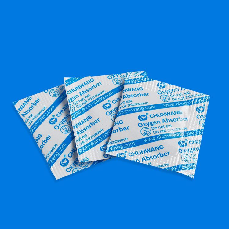La muestra de papel absorbente de oxígeno está lista